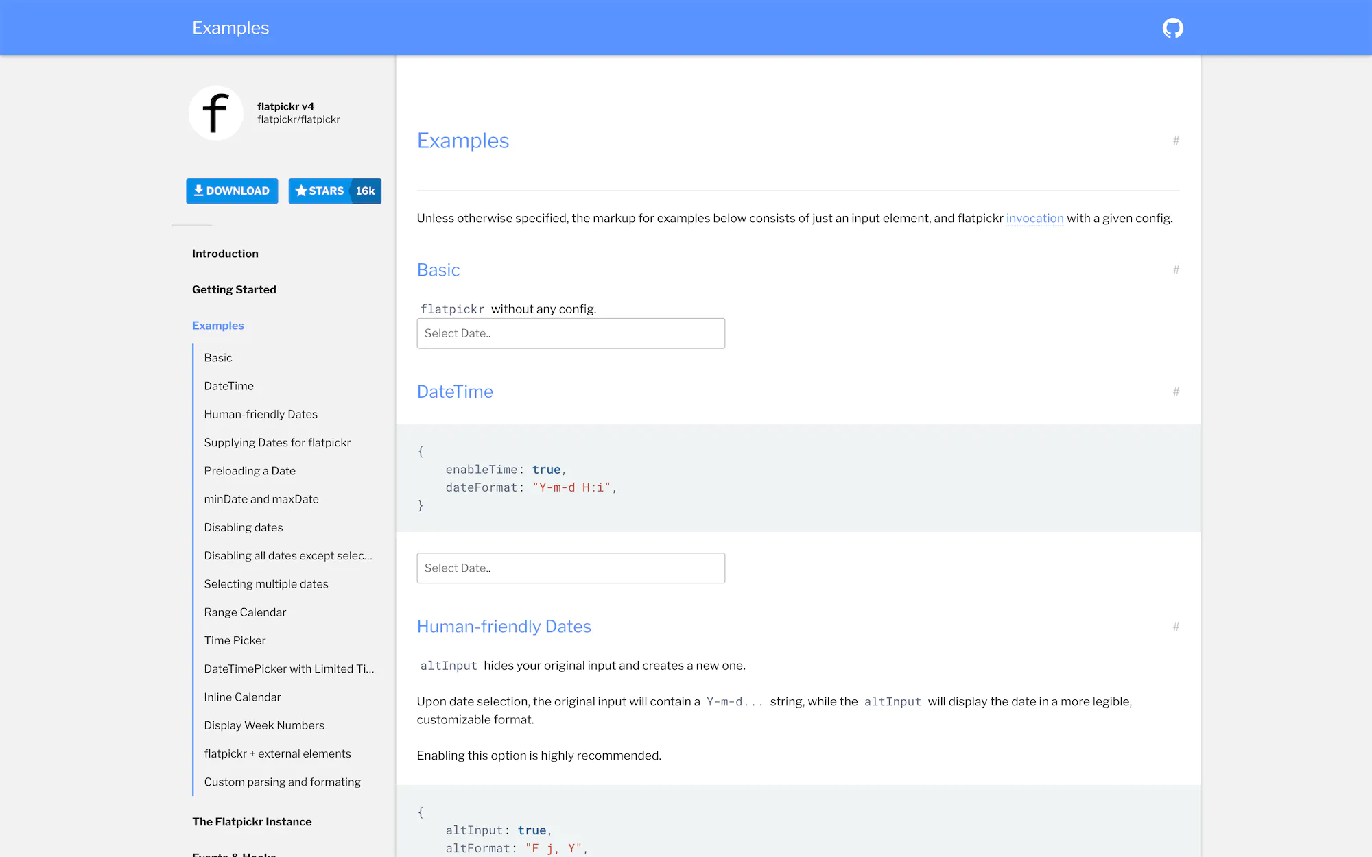 Flatpickr Is A Lightweight And Powerful Datetime Picker