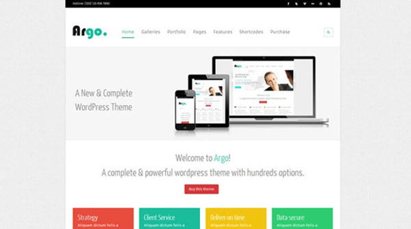 Argo – A Complete E-Shop Wp Theme