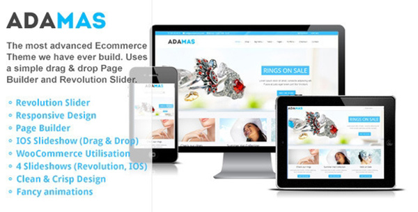 Adamas – Responsive Ecommerce Wordpress Theme
