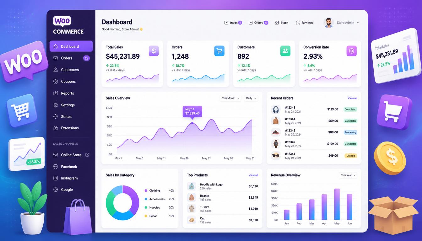 Why Woocommerce Dashboard Why Woocommerce Dashboard