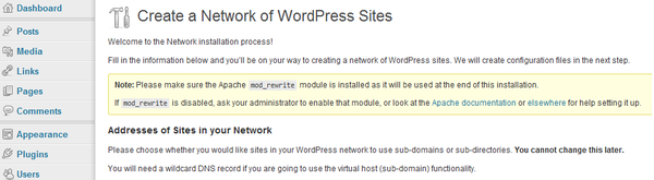 wordpress-create-a-network-subdomains-and-directories